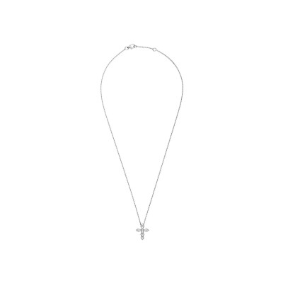 Collier Akillis Python en or blanc et diamants