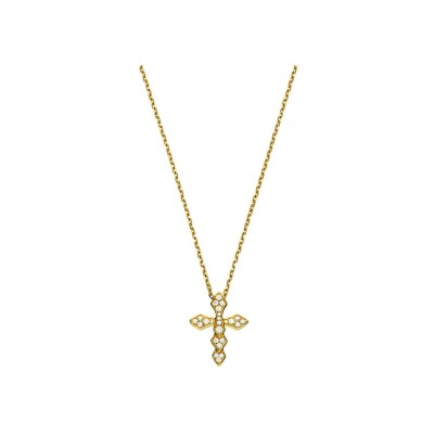 Collier Akillis Python en or jaune et diamants