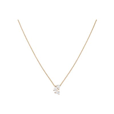 Collier Repossi Serti sur Vide en or rose et diamants