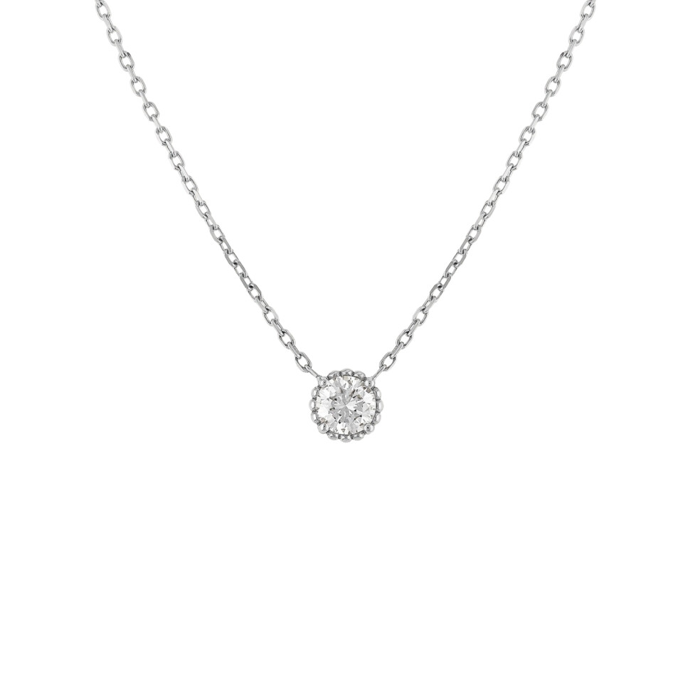 Pendentif Barth Monte-Carlo Oursin en or blanc et diamants