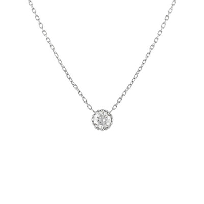 Pendentif Barth Monte-Carlo Oursin en or blanc et diamants