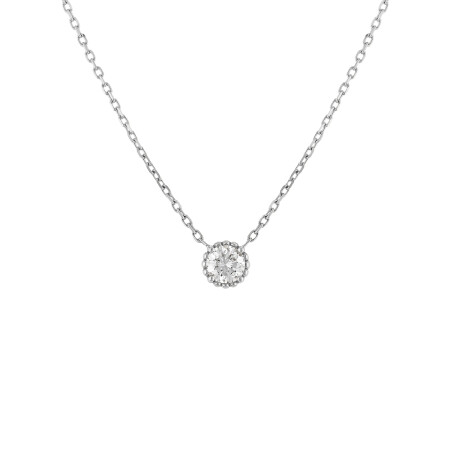 Pendentif Barth Monte-Carlo Oursin en or blanc et diamants