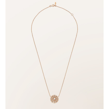 Pendentif Barth Monte-Carlo Oursin en or rose et diamants