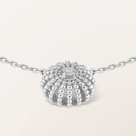 Pendentif Barth Monte-Carlo Oursin en or blanc et diamants