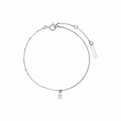 Bracelet PDPaola Aisha Asana Silver en argent et oxydes de zirconium