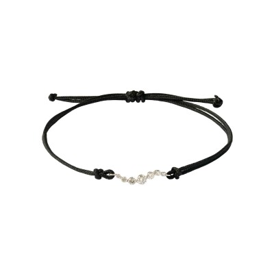 Bracelet PDPaola Venus en or blanc et diamant de synthèse