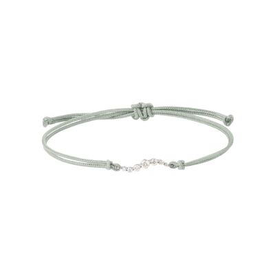 Bracelet PDPaola Venus en or blanc et diamant de synthèse