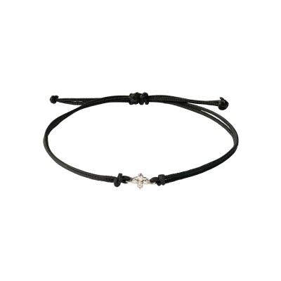 Bracelet PDPaola Maggie en or blanc et diamant de synthèse