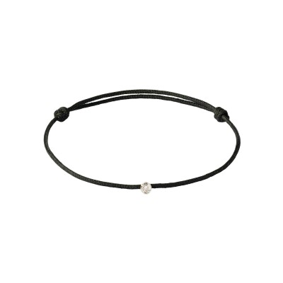Bracelet PDPaola Fine Essentials en or blanc et diamant de synthèse