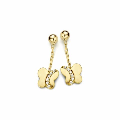 Boucles d'oreilles Naiomy Princess en or jaune