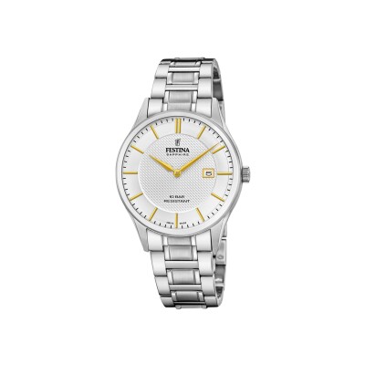 Montre Festina Swiss Made Acier Classique F20067/2