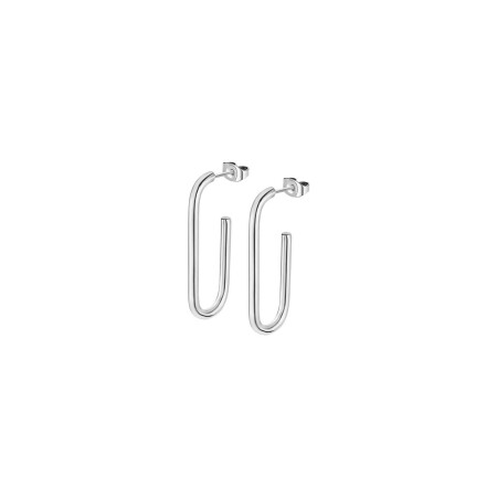 Boucles d'oreilles Lotus Urban woman en acier