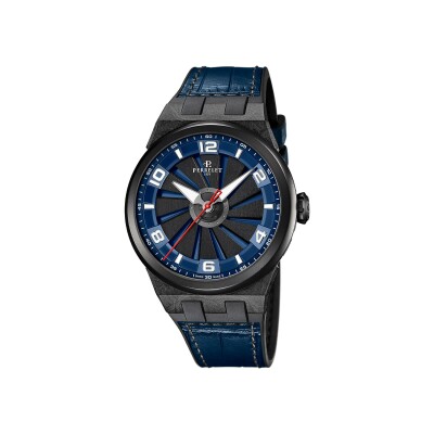 Montre Perrelet Turbine Carbon Blue A4065/2