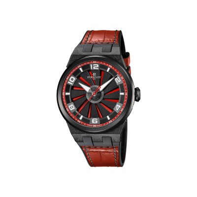 Montre Perrelet Turbine Carbon Red A4065/6