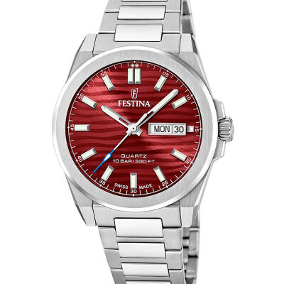 Montre Festina Swiss Made Acier Classique F20073/6