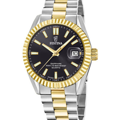 Montre Festina Swiss Made Acier Classique F20085/C