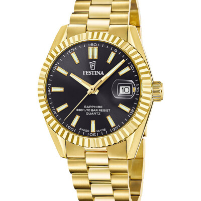Montre Festina Swiss Made Acier Classique F20086/B