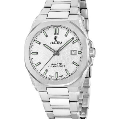 Montre Festina Swiss Made Acier Classique F20100/1