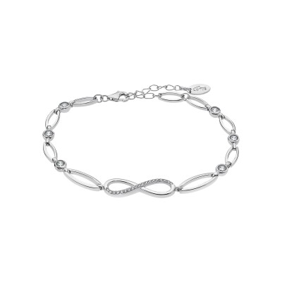 Bracelet Lotus Glam en argent et oxydes de zirconium