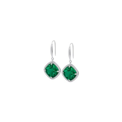 Boucles d'oreilles Lotus Colors en argent