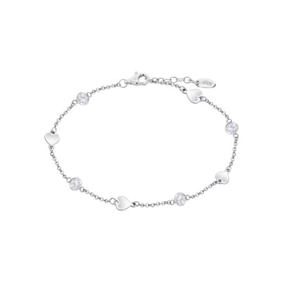 Bracelet Lotus Moments coeur en argent