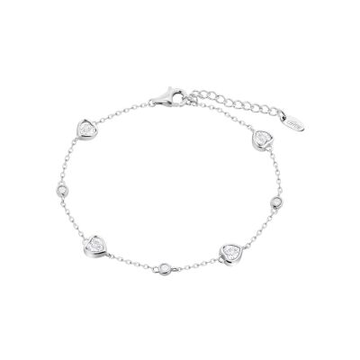 Bracelet Lotus Moments coeur en argent