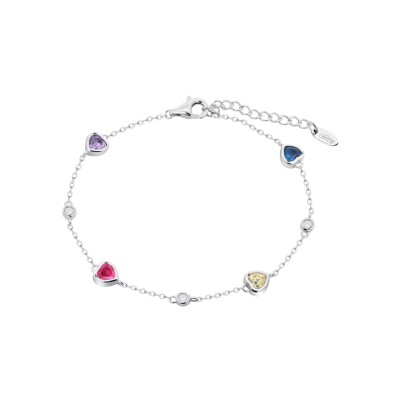 Bracelet Lotus Moments coeur en argent
