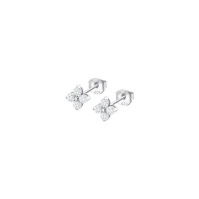 Boucles d'oreilles Lotus Beyond Classics en argent