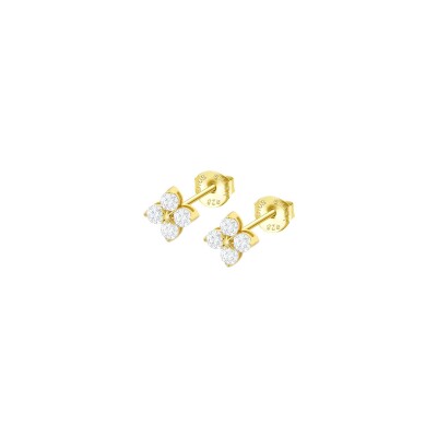 Boucles d'oreilles Lotus Beyond Classics en argent