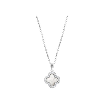 Collier Lotus Trendy fleur en argent