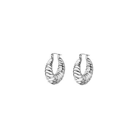 Boucles d'oreilles Lotus Urban Woman en acier