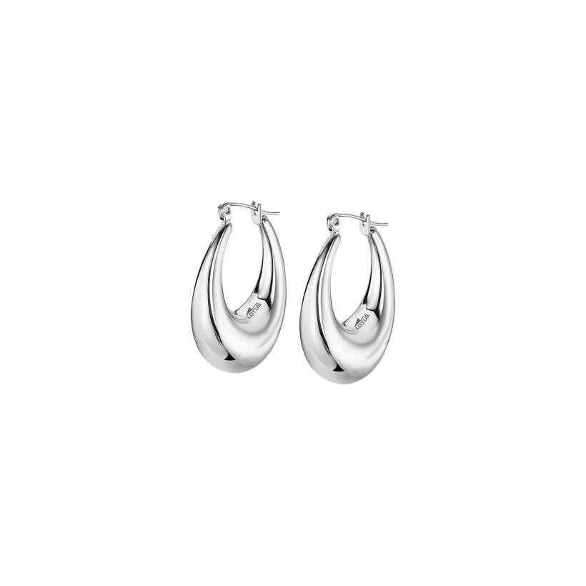 Boucles d'oreilles Lotus Urban Woman en acier