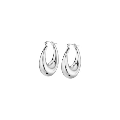 Boucles d'oreilles Lotus Urban Woman en acier