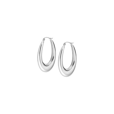 Boucles d'oreilles Lotus Urban Woman en acier