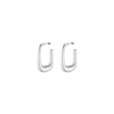 Boucles d'oreilles Lotus Urban Woman en acier