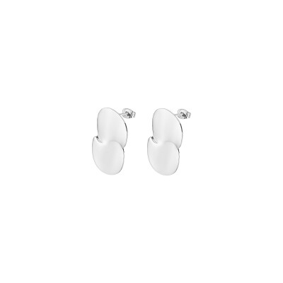 Boucles d'oreilles Lotus Urban Woman en acier