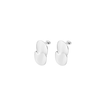 Boucles d'oreilles Lotus Urban Woman en acier