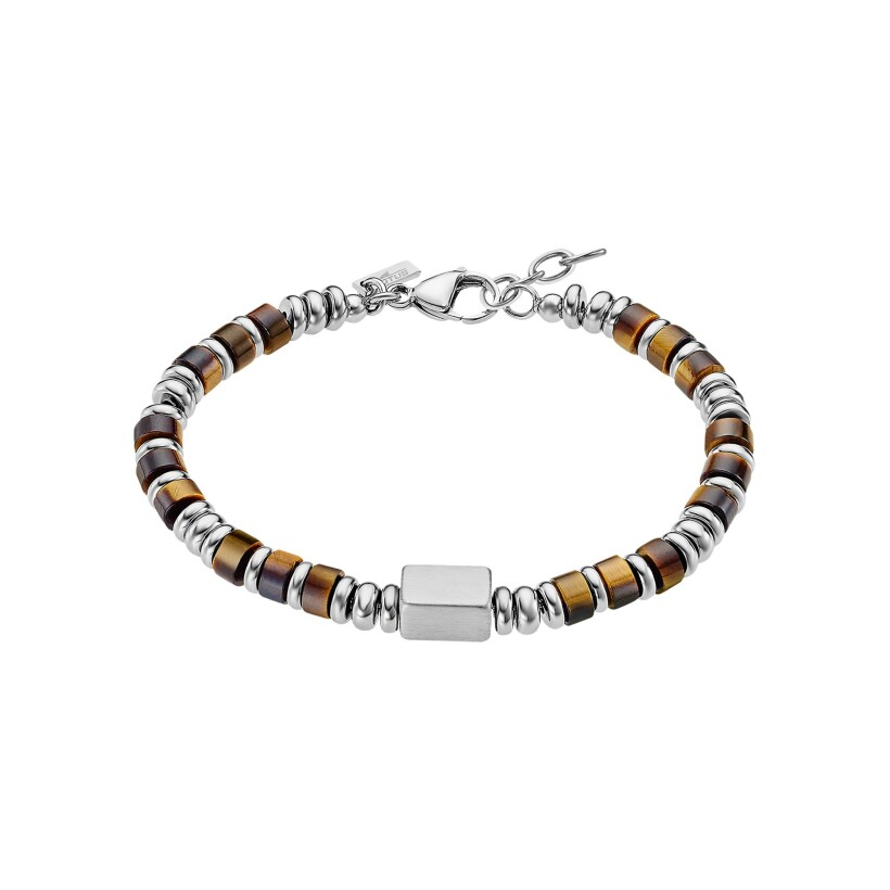 Bracelet Lotus Urban Man en acier