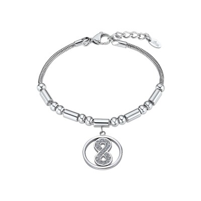 Bracelet Lotus Style Iconic infini en acier