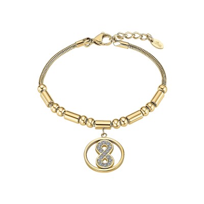 Bracelet Lotus Style Iconic infini en acier