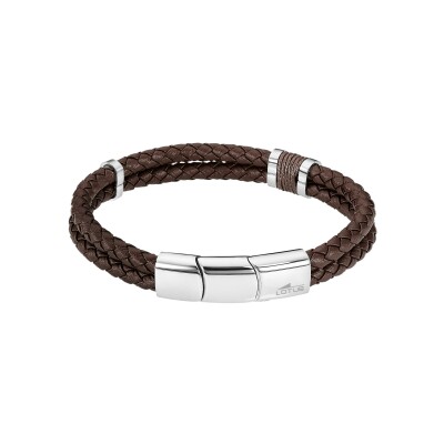 Bracelet Lotus Style Urban Man en acier