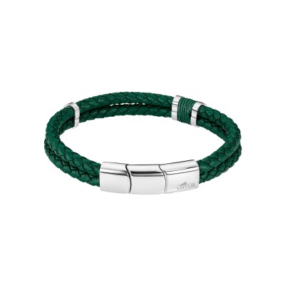 Bracelet Lotus Style Urban Man en acier