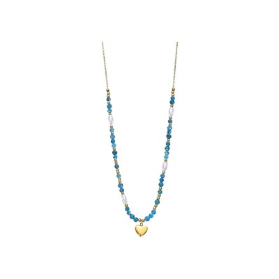 Collier Lotus Style Essentials en acier
