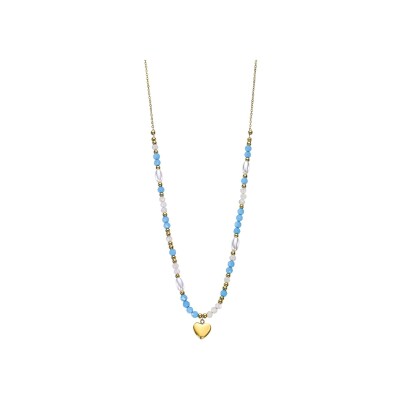 Collier Lotus Style Essentials en acier