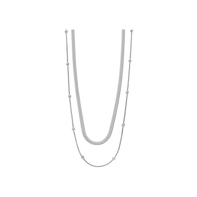 Collier Lotus Style Urban Woman en acier