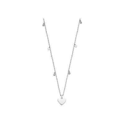 Collier Lotus Style Essentials fantaisie en acier