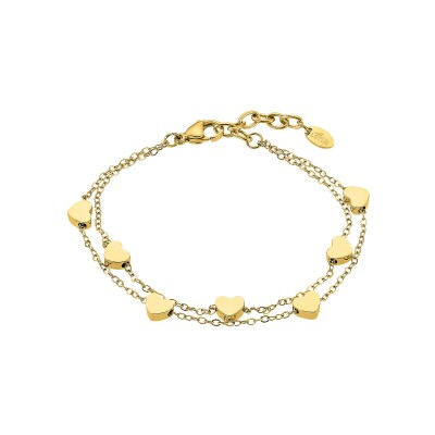 Bracelet Lotus Style Essentials coeur en acier