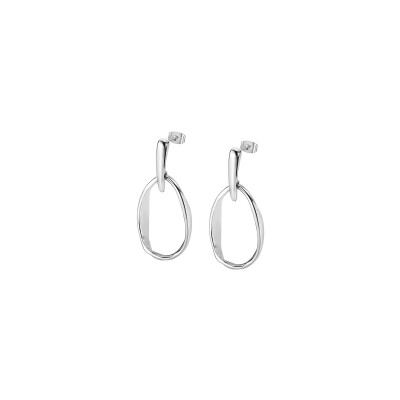 Boucles d'oreilles Lotus Style Urban Woman en acier