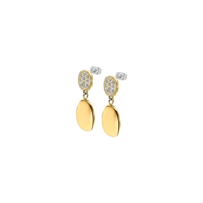 Boucles d'oreilles Lotus Style Urban Woman old money en acier