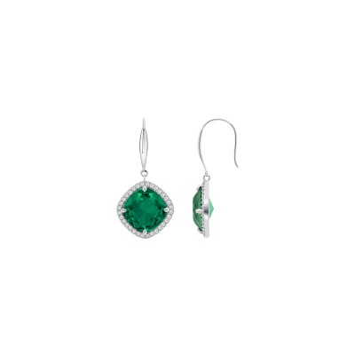 Boucles d'oreilles Lotus Colors en argent
